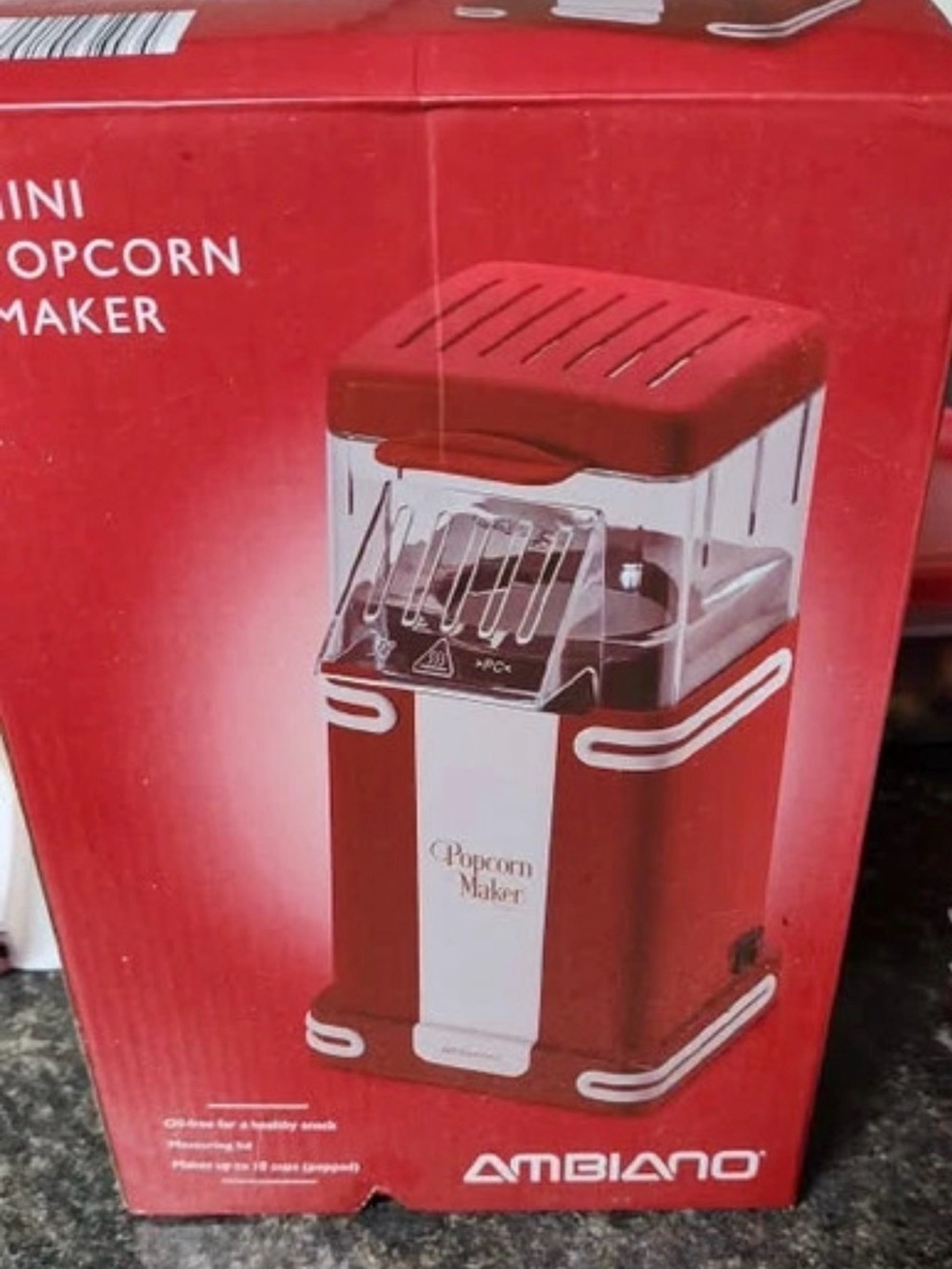 Red Mini Popcorn Maker